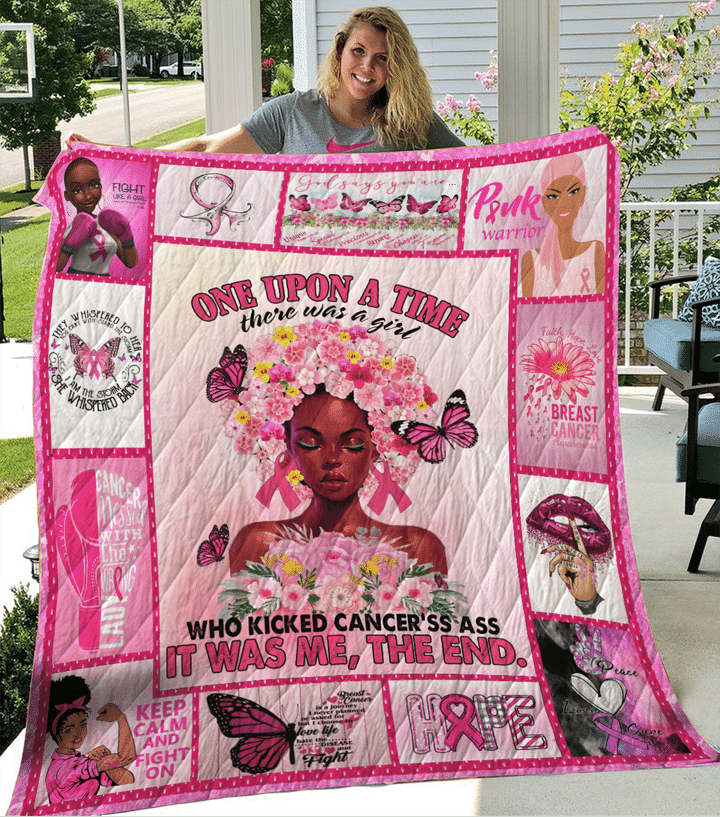 Breast Cancer Awareness Black Women Blanket Gift For Her Women Female Friend Birthday Gift Home Decor Bedding Couch Sofa Soft And Comfy Cozy