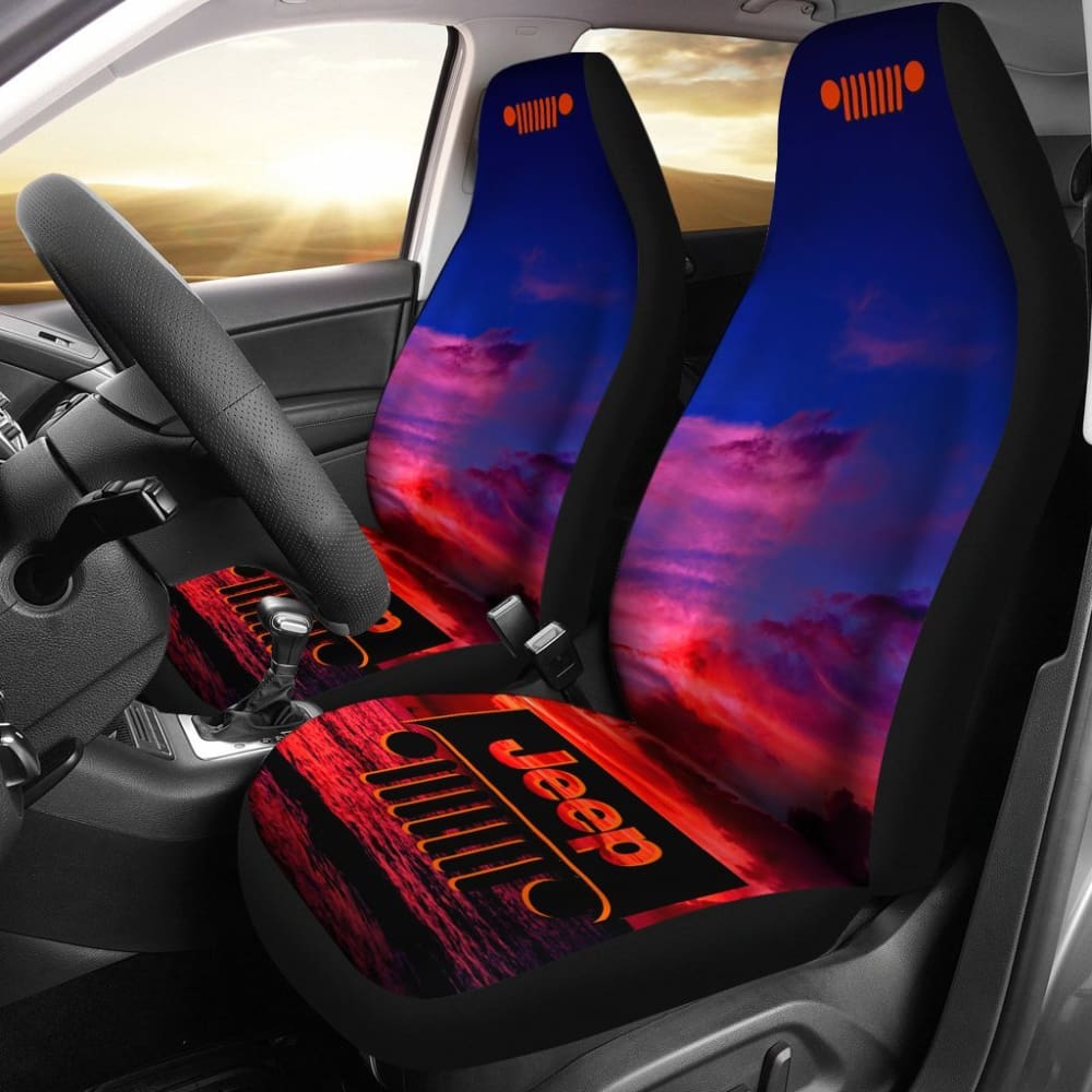 Jeep Girl Seat Cover – Sunset Blue Sky 101819