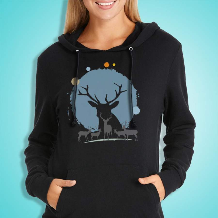 Reindeer Christmas Women’S Hoodie