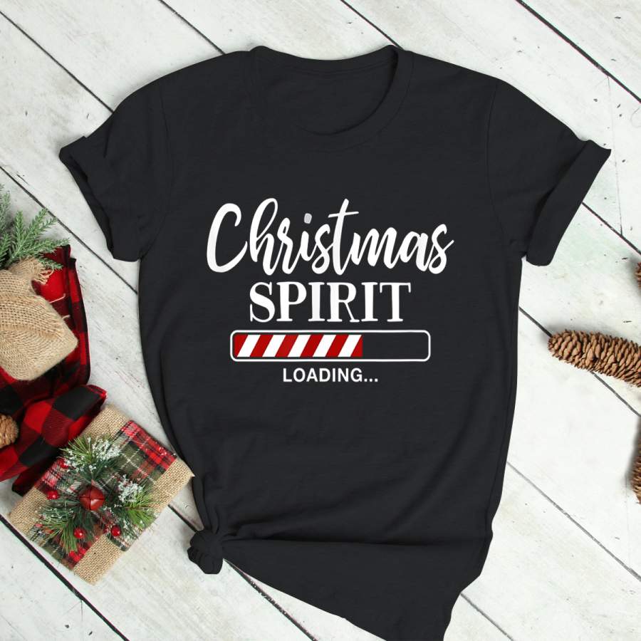 Christmas Spirit Loading Christmas Loading funny Family T-Shirt