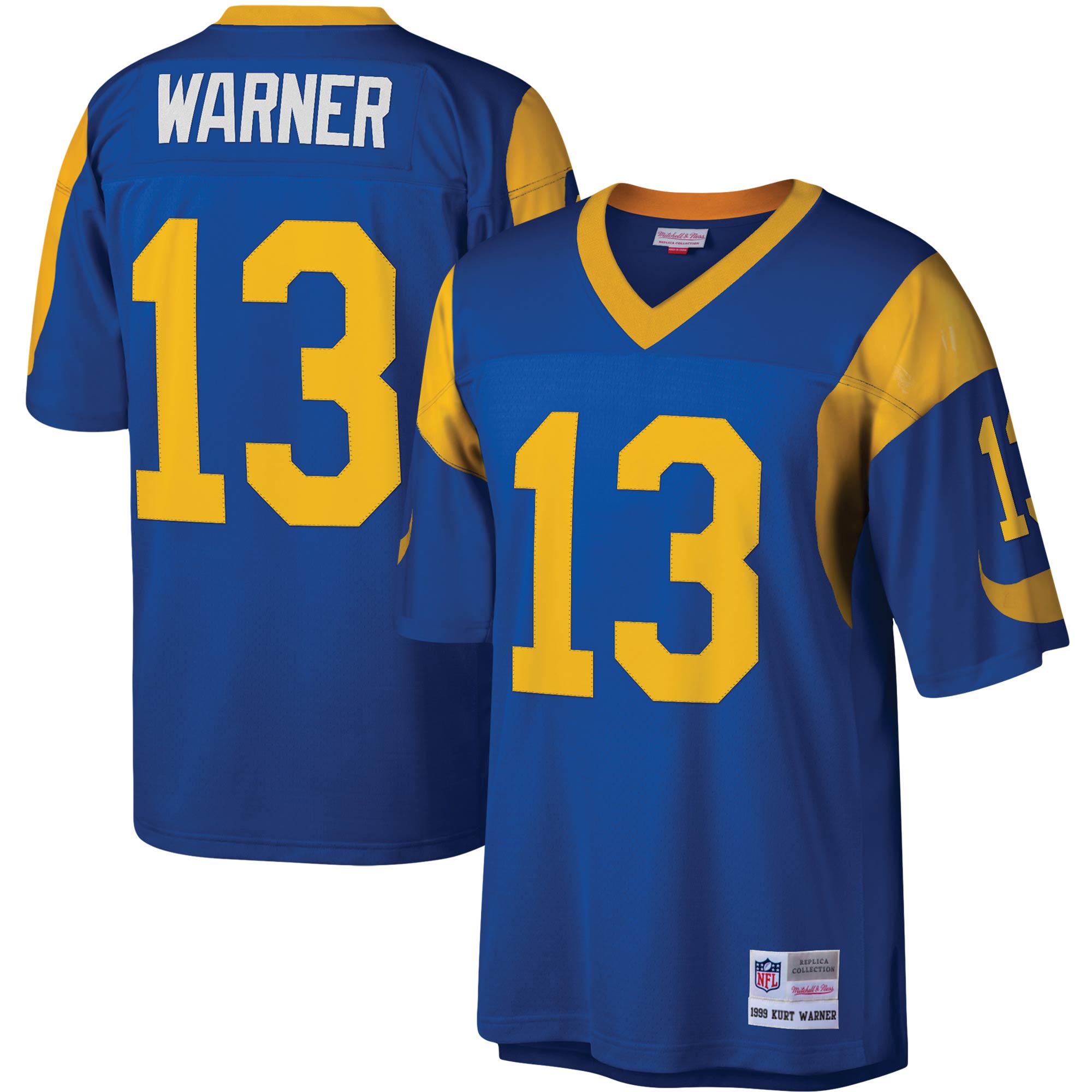 Kurt Warner Los Angeles Rams Mitchell & Ness Legacy Replica Jersey – Royal