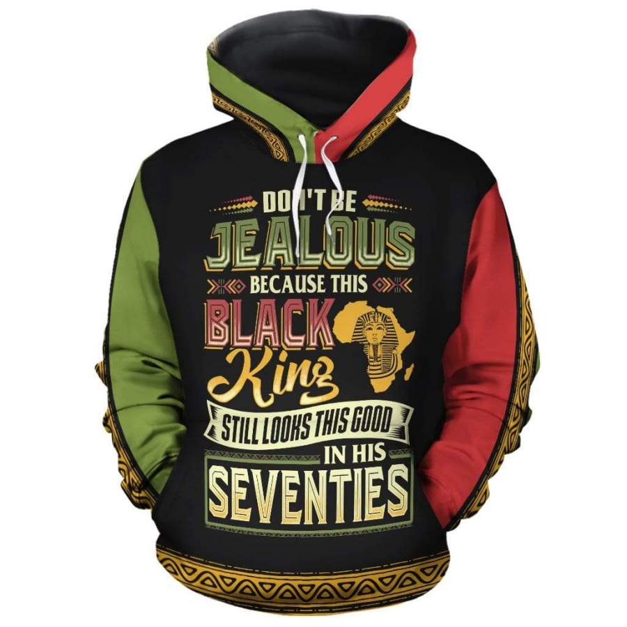 Don’t Be Jealous Because This Black King Still Looks This Good In His Seventies All-over Hoodie