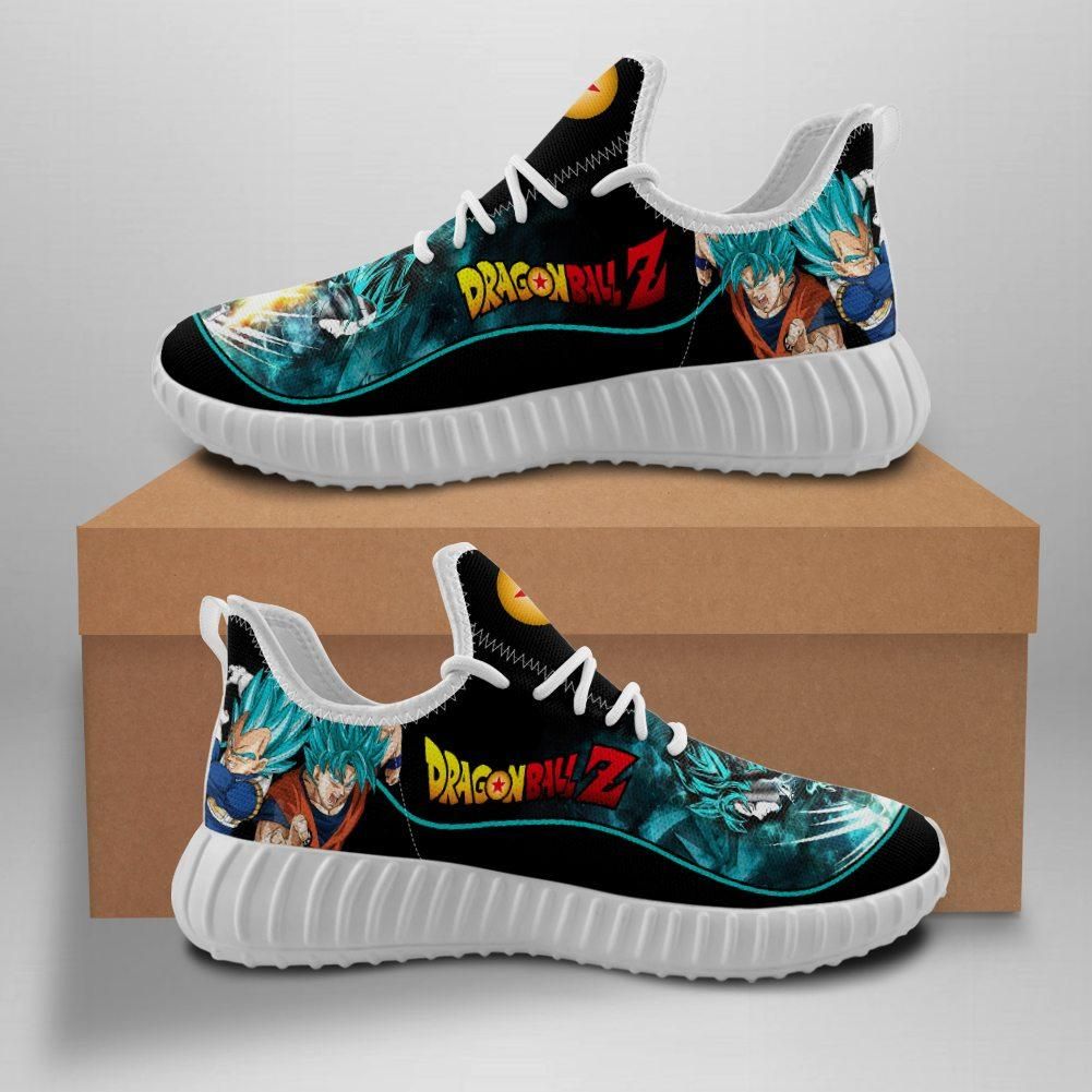 Songoku Unisex Sneakers New Sneakers Custom Shoes Dragon Ball Yeezy Boost 1