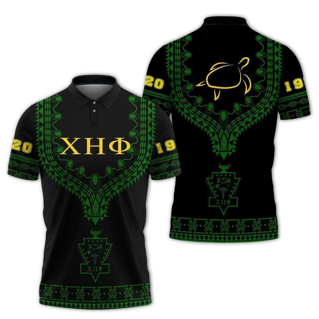 Sorority Polo – Chi Eta Phi Dashiki Polo Shirt Alva Style