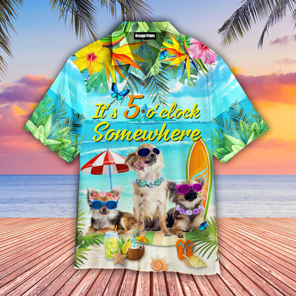 Funny Dog Beach 5 Somewhere Hawaii Shirt For Men And Women Ha51888