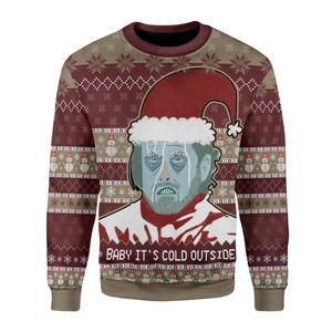 Baby It’s Cold Outside Ugly Christmas Sweater | Unisex | Full Size | Adult | Colorful | US3529