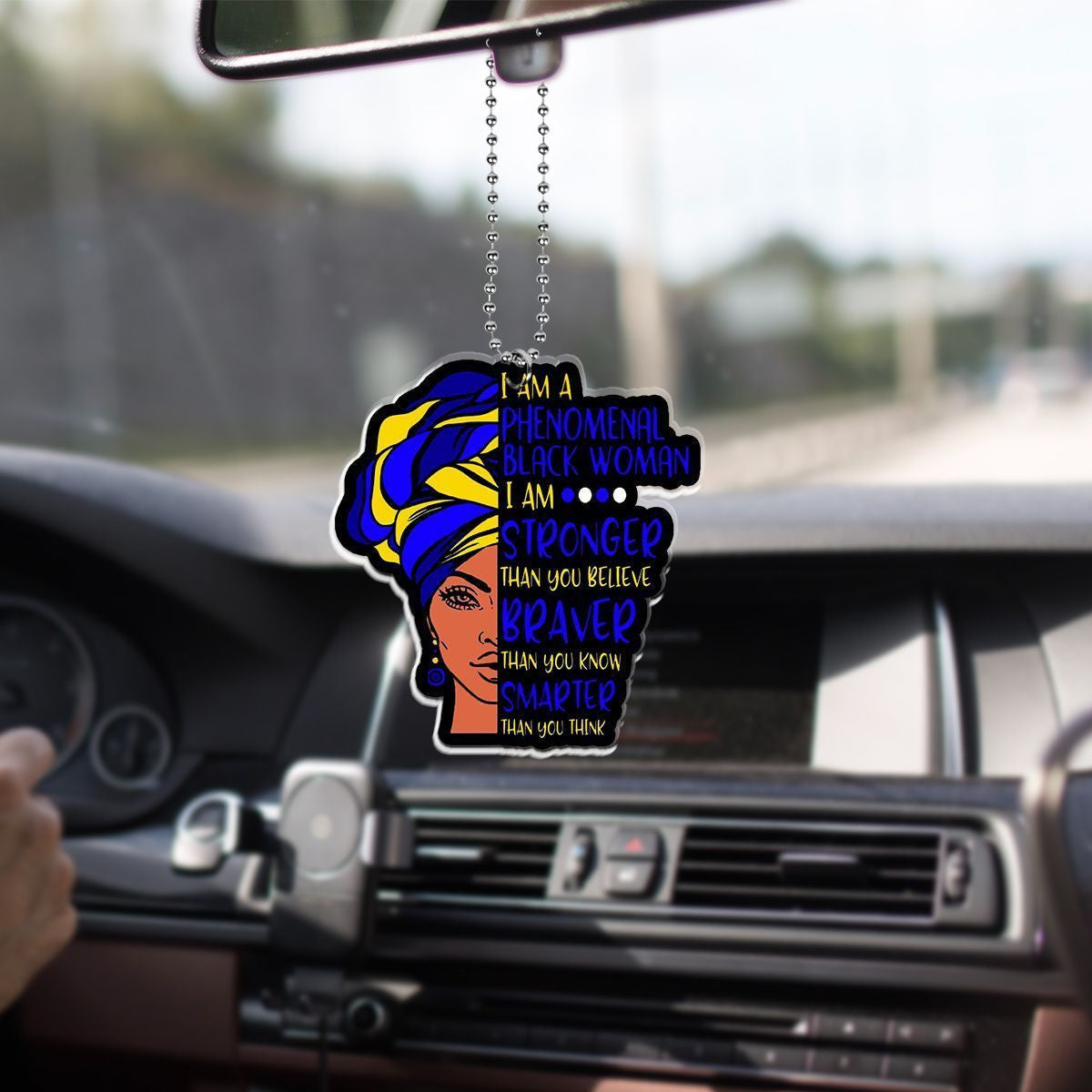 Sorority Ornament – Sigma Gamma Rho Black Women Car Hanging Ornament