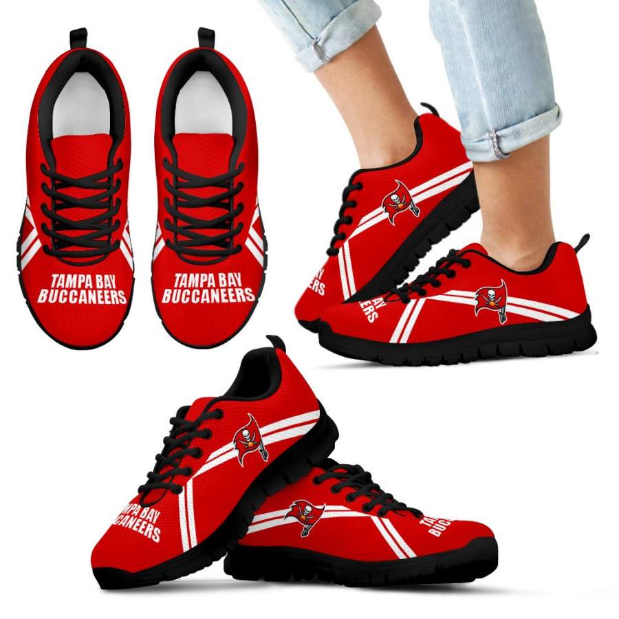 Tampa Bay Buccaneers Parallel Line Logo Sneakers