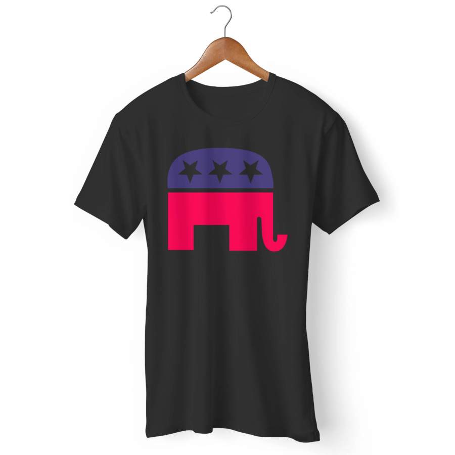 Vintage Republican Elephant Election Man’s T-Shirt