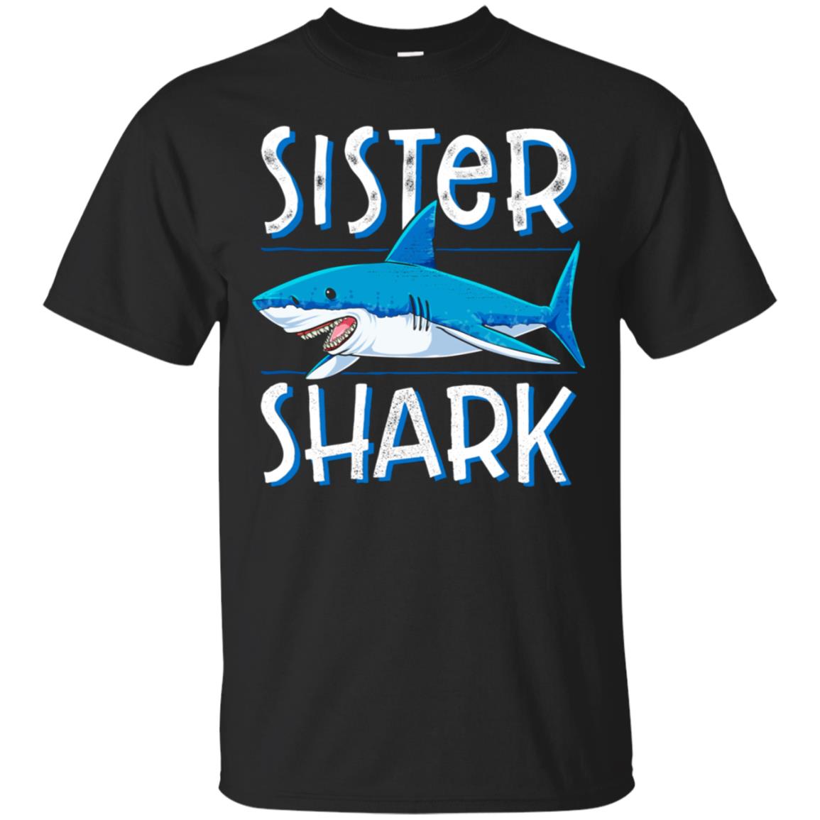 Sister Shark T Shirt Family Matching Women Girls Jawsome Tee