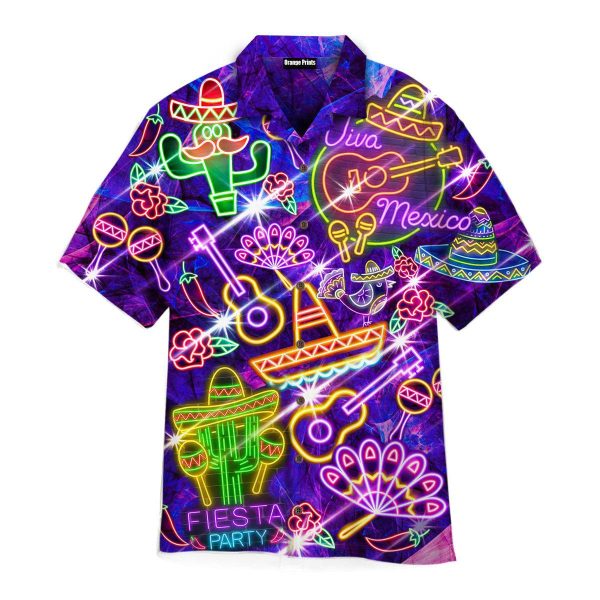 Mexican Neon Hawaii Shirt For Men Women Ha50807