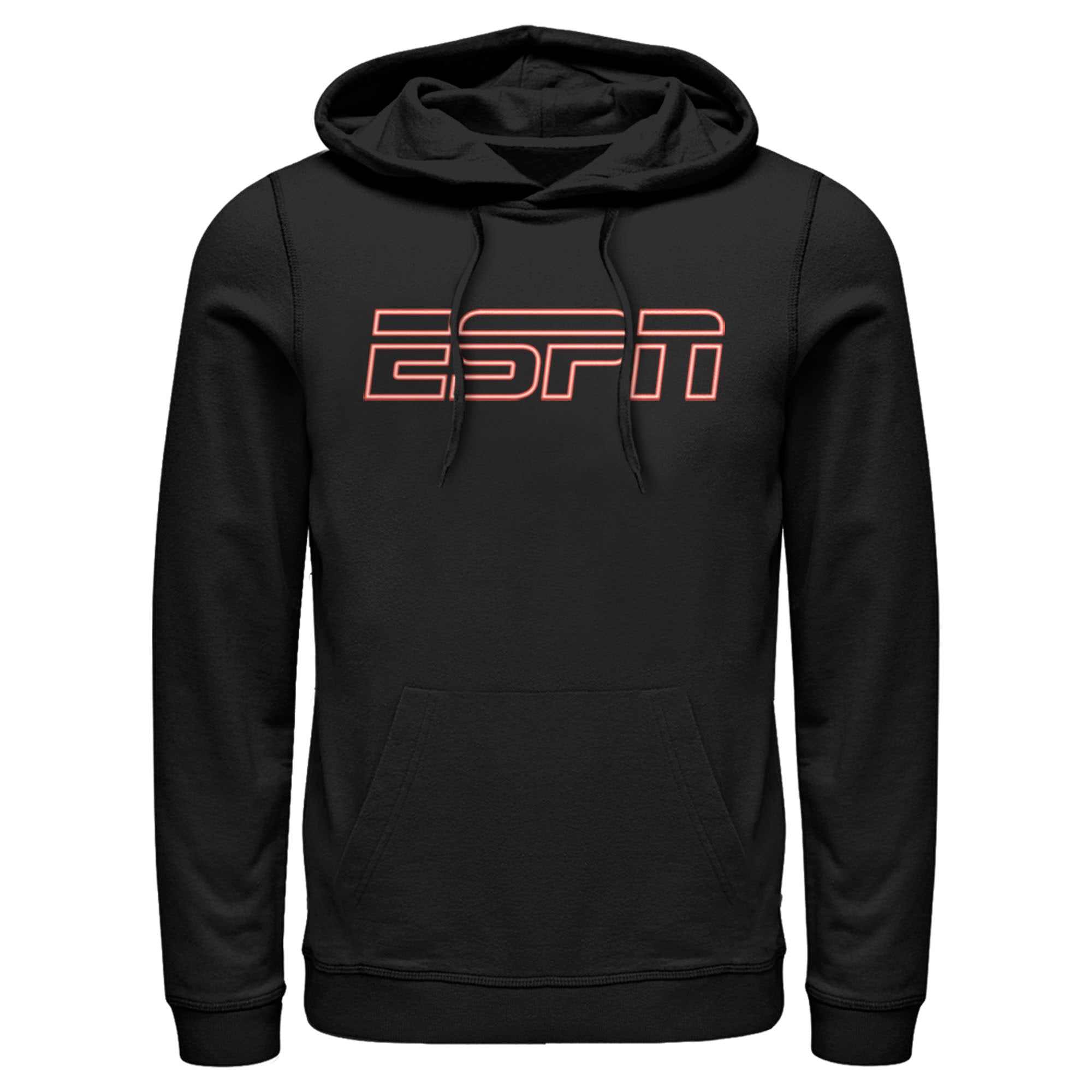 Men’S Espn Neon Orange Logo Pull Over Hoodie