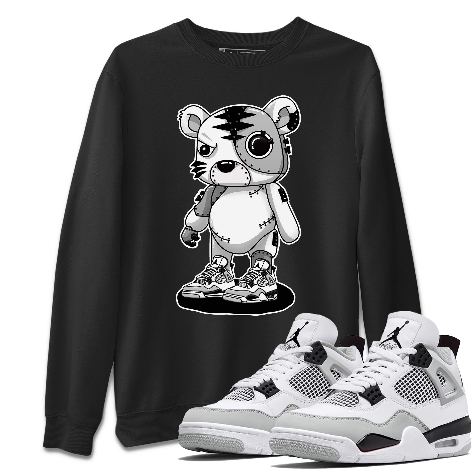 Cyborg Tiger Sweatshirt – Air Jordan 4 Military Black