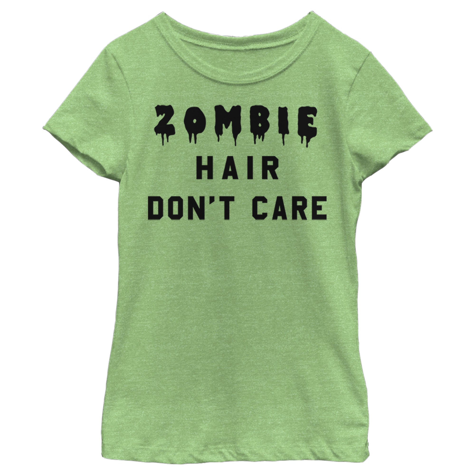 Lost Gods Girl’S Halloween Zombie Hair Don’T Care  T-Shirt