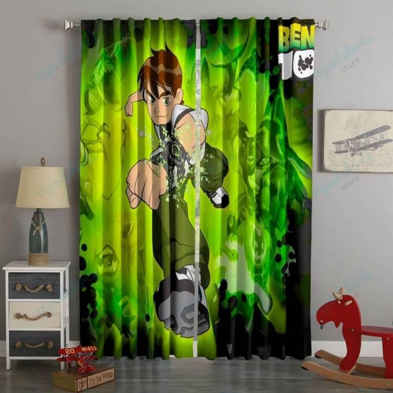 3D Printed Ben 10 Style Custom Living Room Curtains