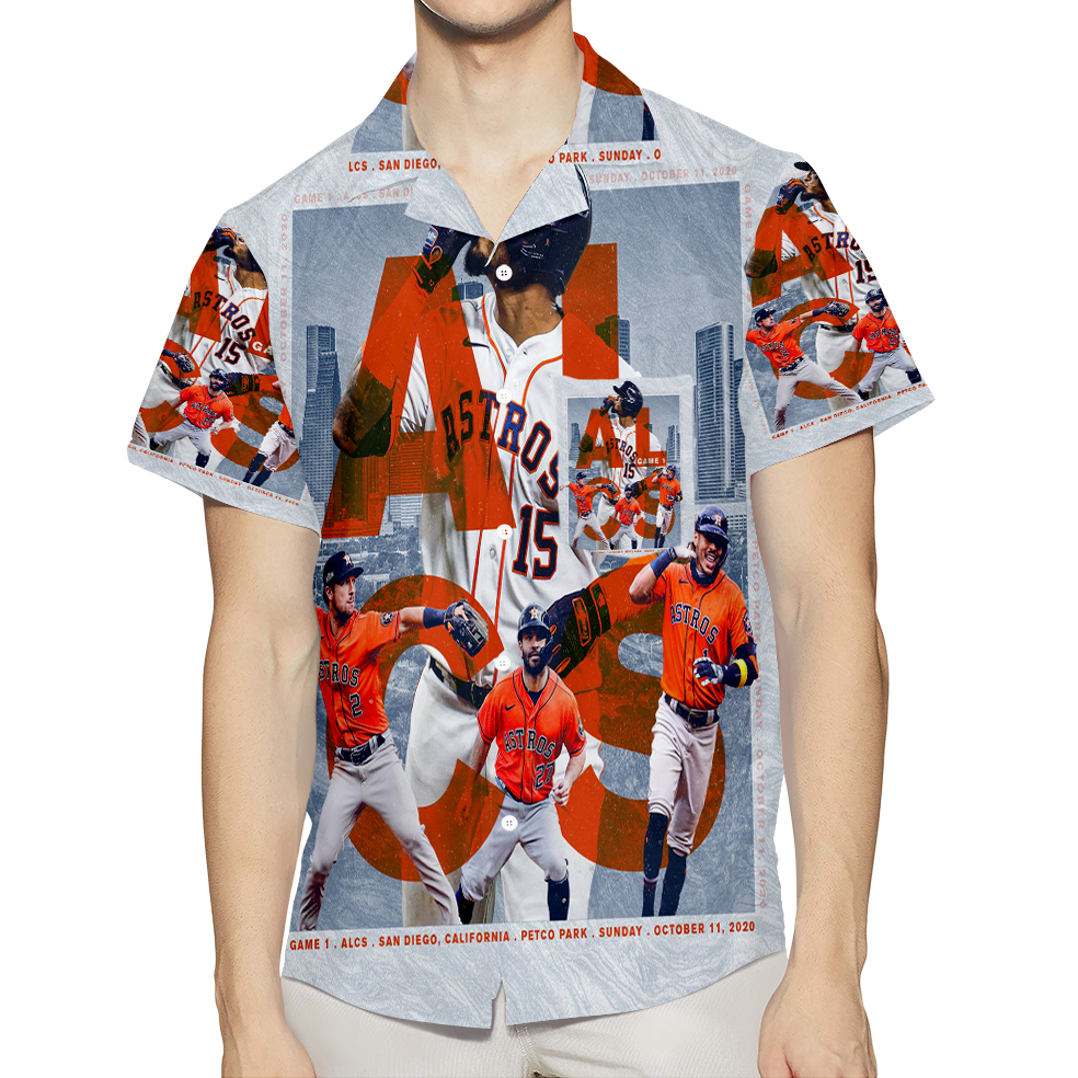 Houston Astros Team Alcs 3D All Over Print Summer Beach Hawaiian Shirt With Pocket