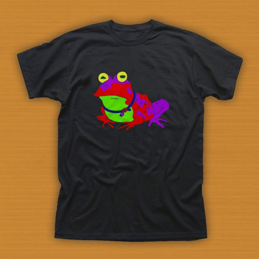 Futurama Hypnotoad Hope Frog Funny Black T-Shirt