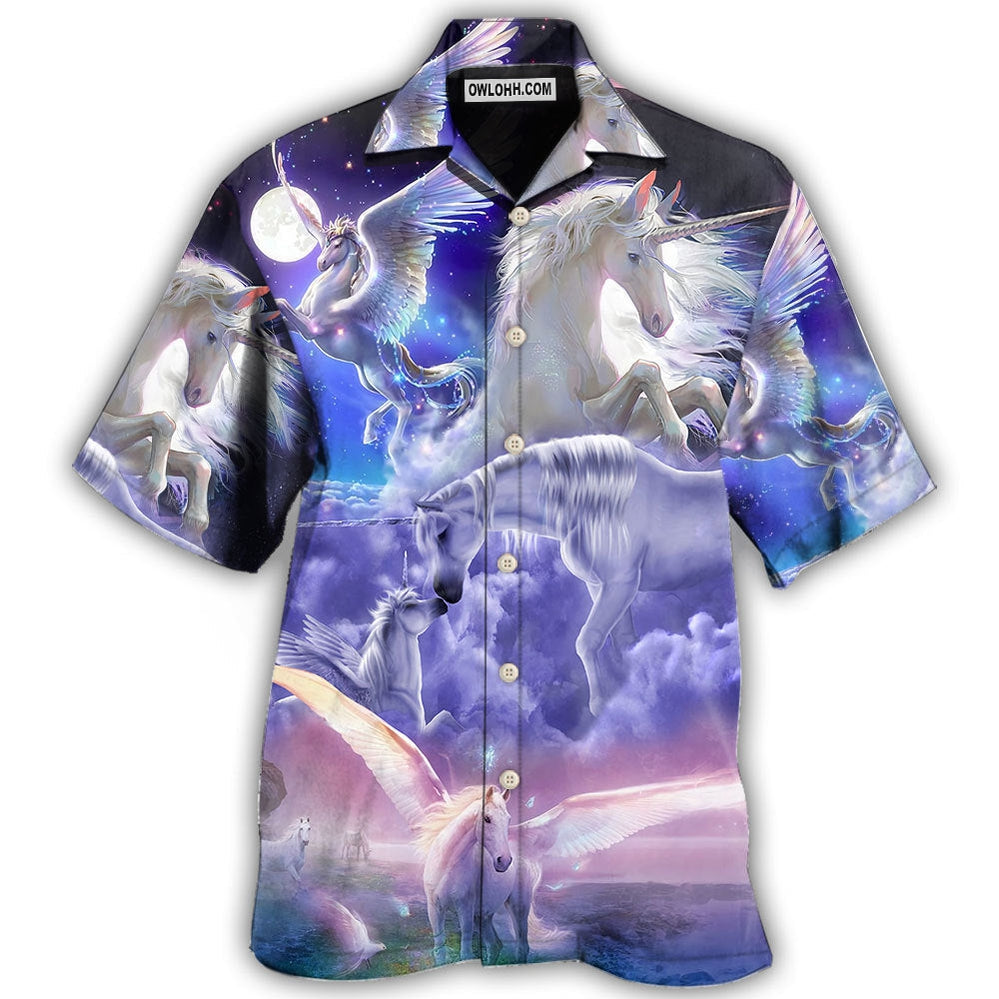 Unicorn Such A Fantasy Unicorn – Hawaiian Shirt  – Owl Ohh