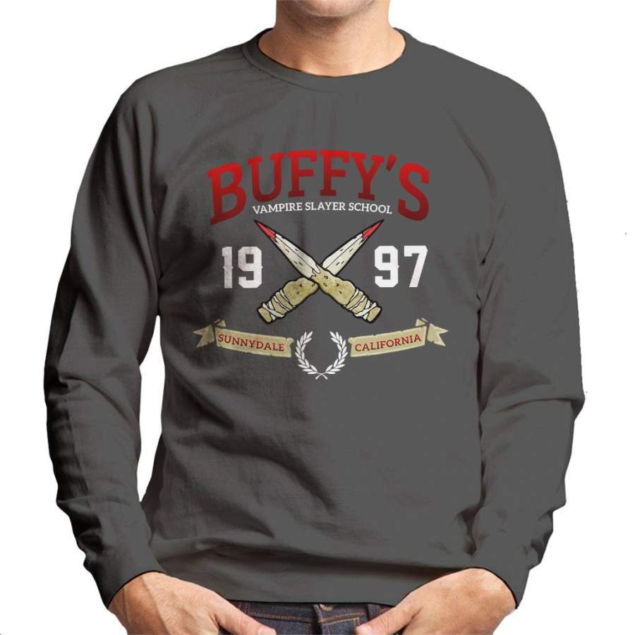 Buffys Vampire Slayer School Men’s Sweatshirt