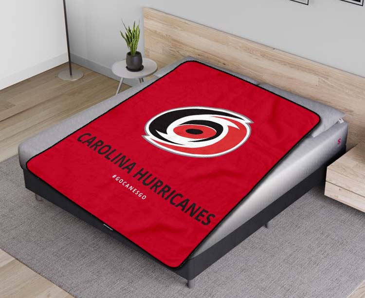 Carolina Hurricanes 3D Full Printing Blanket V1