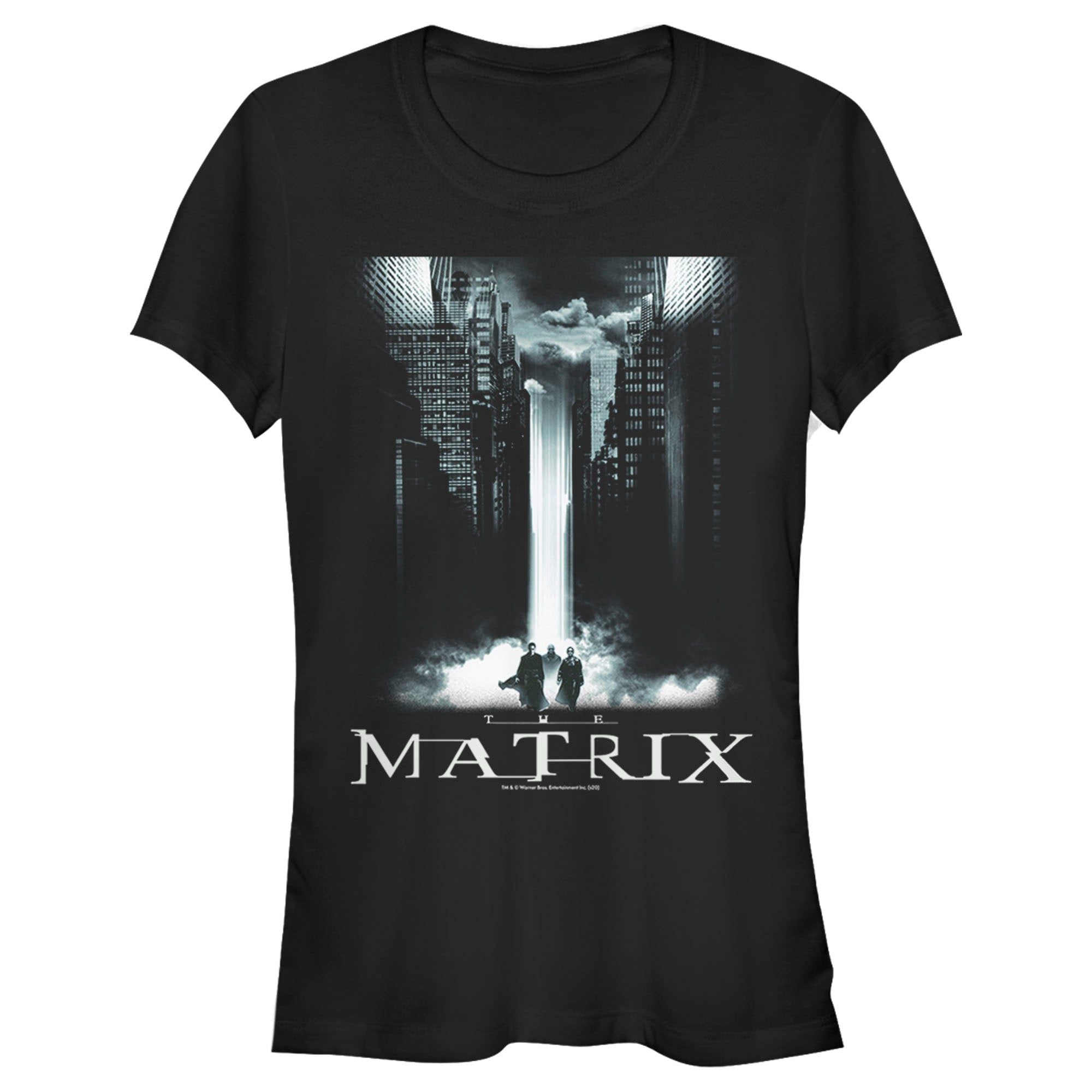 The Matrix Junior’S Cityscape Poster  T-Shirt