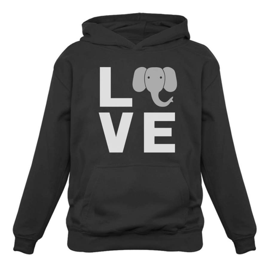 Love Elephants Be Kind To Elephants Animal Lover Women Hoodie