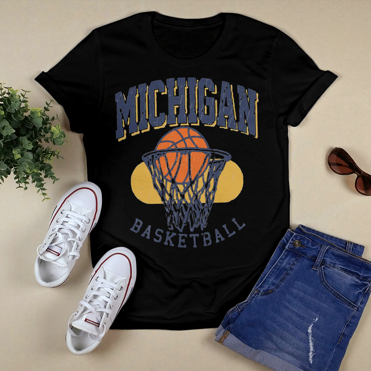 Vintage Michigan Basketball Sweatshirt