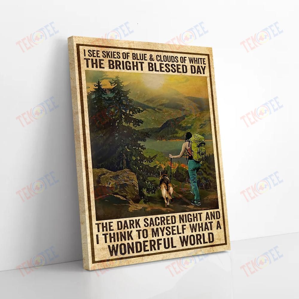 Canvas Prints I See Skies Of Blue Cloud Of White The Brightest Day Camping Canvas Attractive Canvas Room Decor
