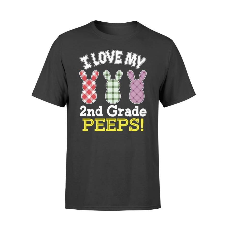 I Love My Second Grade Peeps 2nd Teacher Easter T Shirt