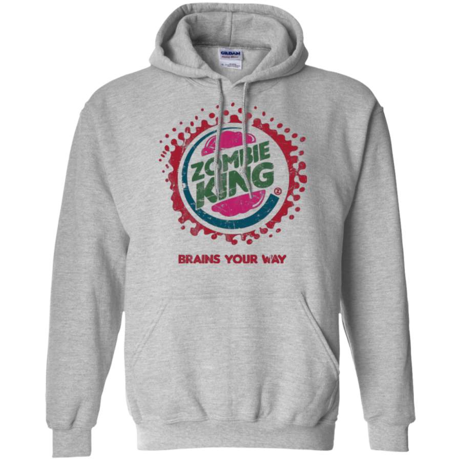 Zombie King Pullover Hoodie