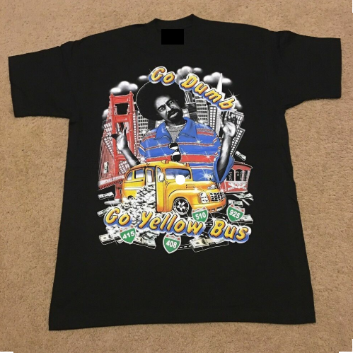 Vintage Rare Dre Go Dumb Go Yellow Bus Unisex T-Shirt