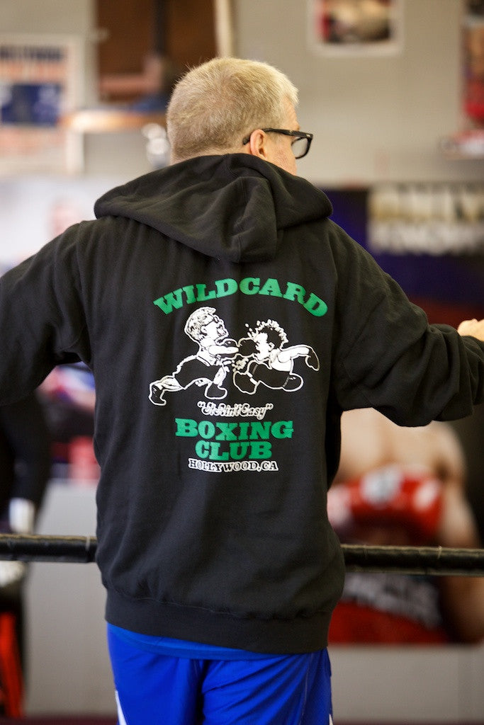 **SALE**Original Wild Card Boxing Club Hoodie – Black/Green