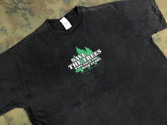 Vintage 1998 Save The Trees Shirt