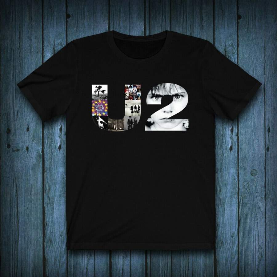 U2 Band logo T-Shirt Tee exclusive 100% Cotton