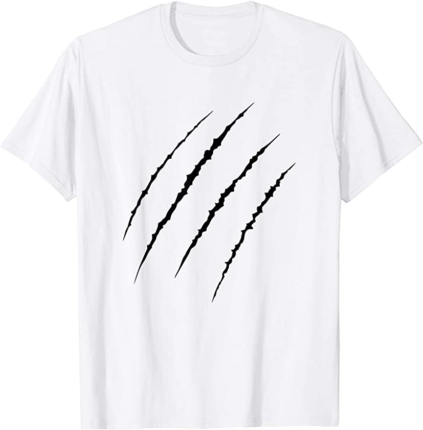 Claw traces of a cat, tiger, lion claw traces gift T-Shirt