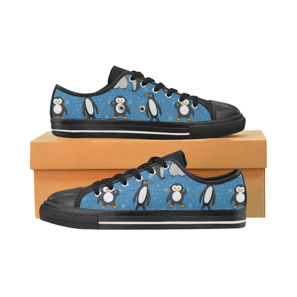 Penguin Black Men’s Classic Canvas Shoes