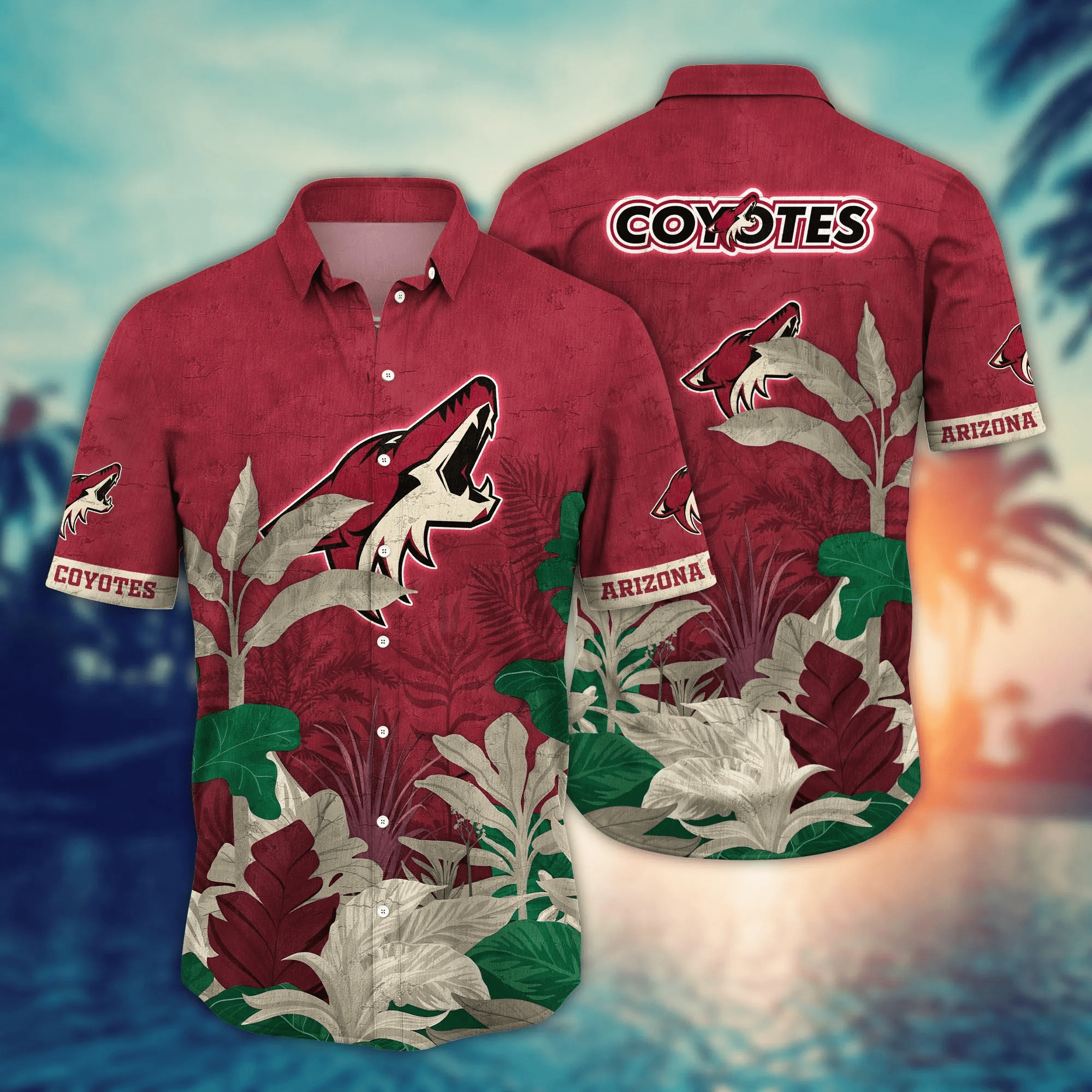 Arizona Coyotes Nhl Hawaiian Shirt Beach Balls Aloha Shirt