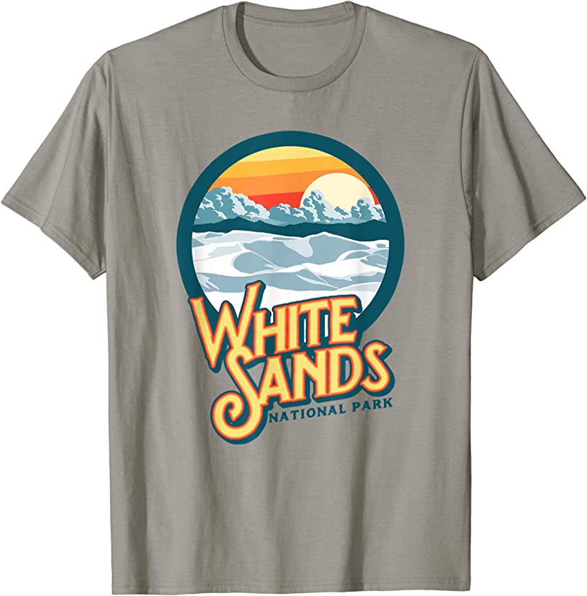 Vintage White Sand National Park Retro Vibe Eighties Graphic T-Shirt