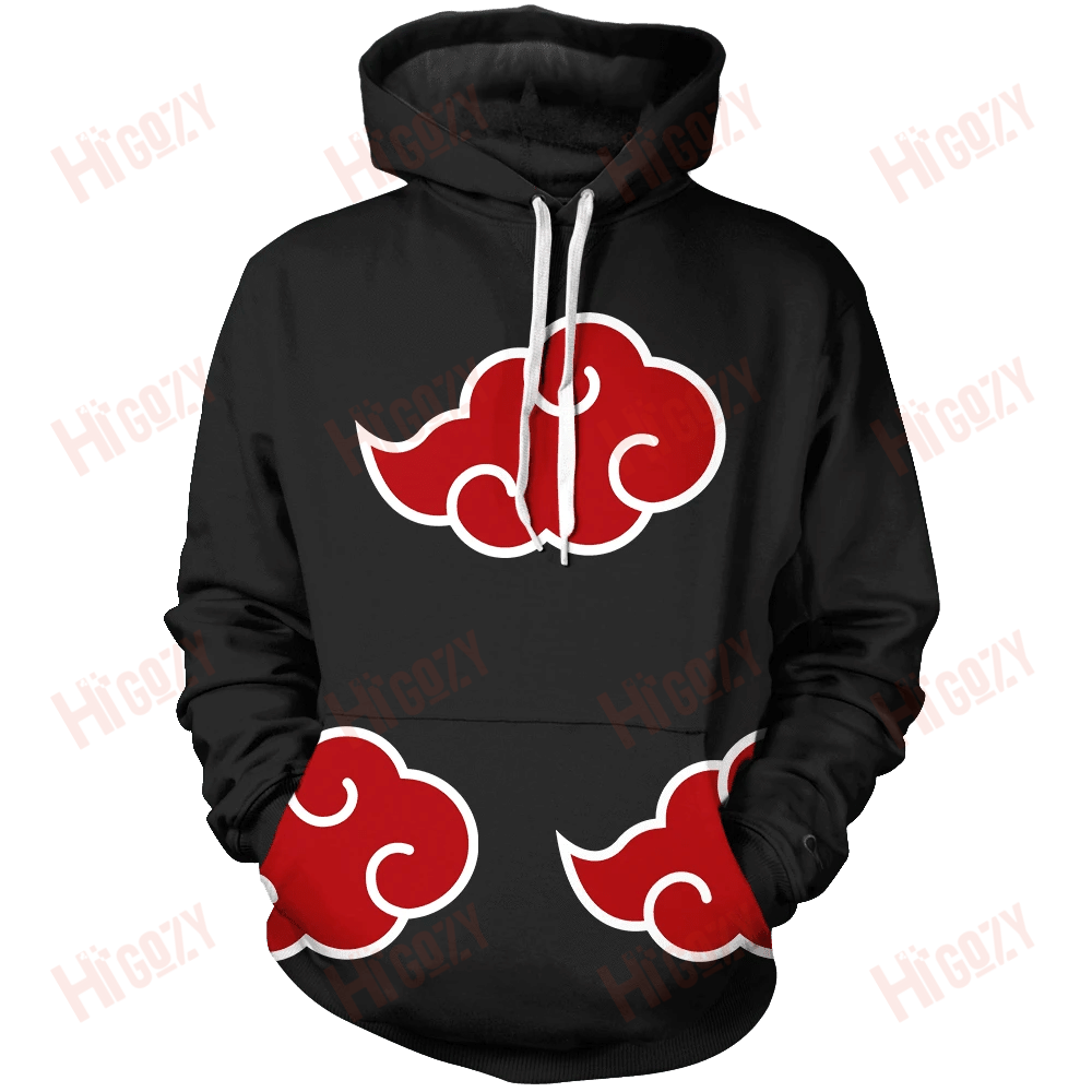 Akatsuki Unisex Pullover Hoodie, Naruto Hoodies Clothing Custom Hoodies Graphic Hoodies, Hoodies For Women – Tac152