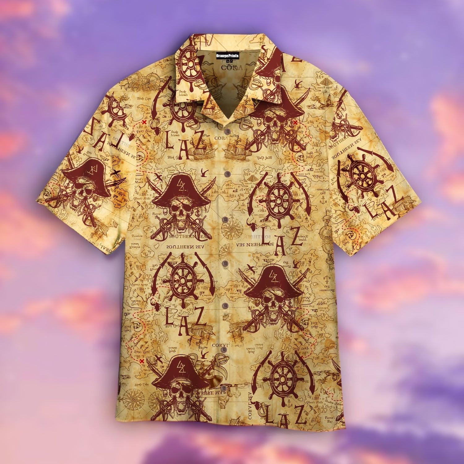 Pirate Aloha Hawaii Shirts For Men Women Ha36924