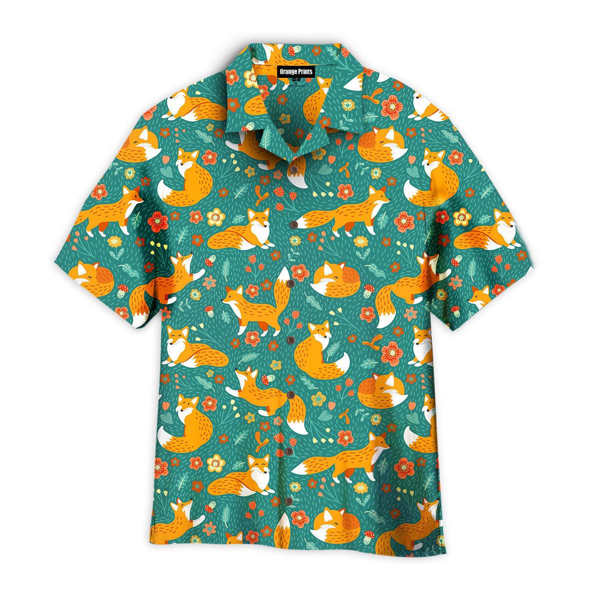 Amazing Jungle Foxes Hawaii Shirt For Men And Women Ha108886