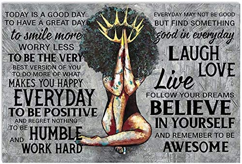 Black Queen – Makes You Happy Everyday Landscape Poster Canvas Black Women Gift For Her Family Friend Lovers Birthday Gift Home Decor Wall Art Visual Art