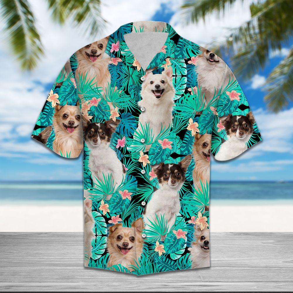 Chihuahua Tropical Hawaii Shirt For Hawaii Aloha Ha87598