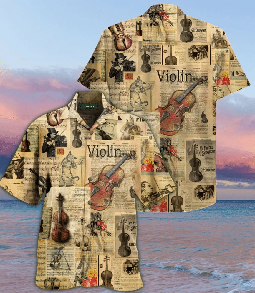 Violin Hawaii Shirt Unisex Adult Ha37279