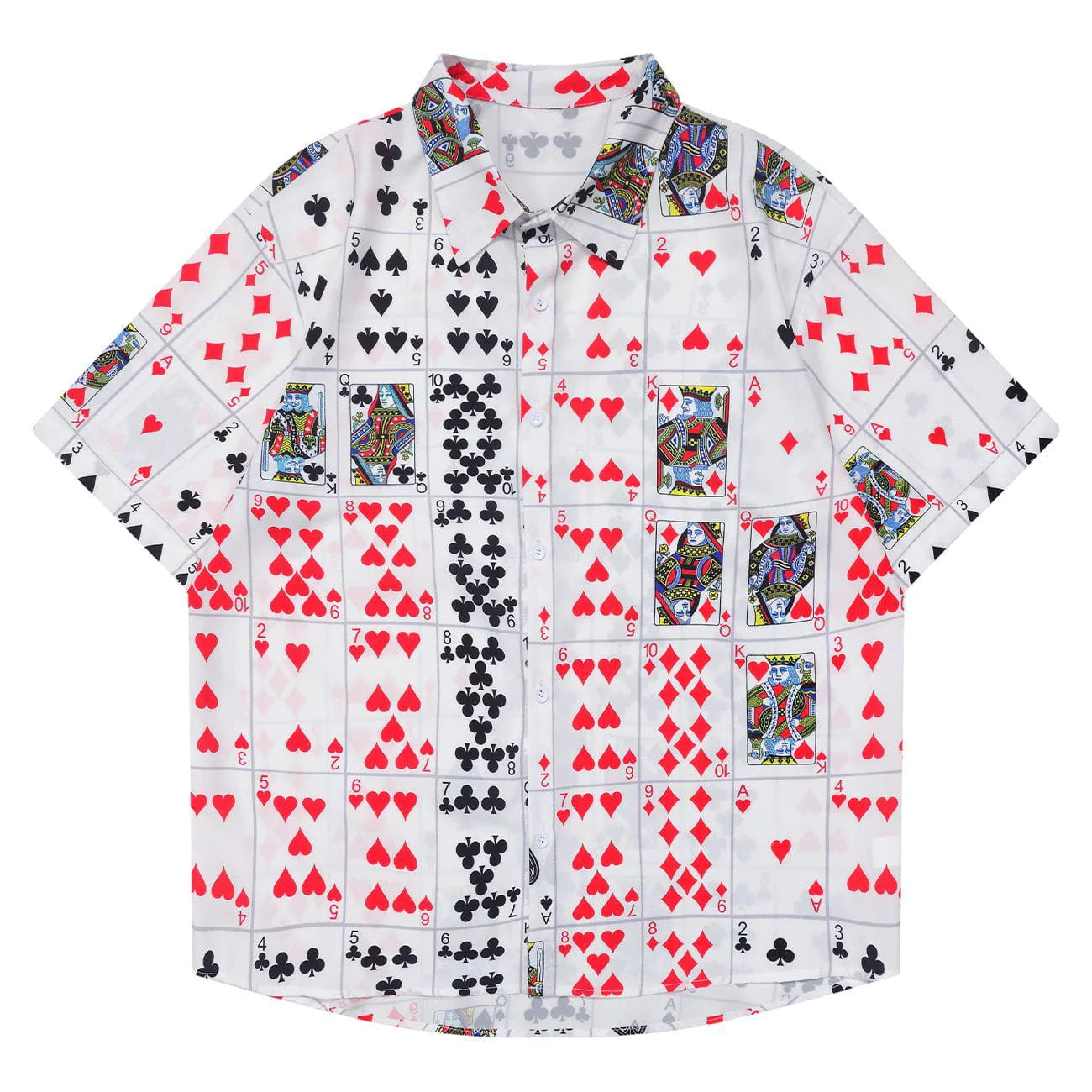 Talishko™ – Card Print Short Sleeve Shirt