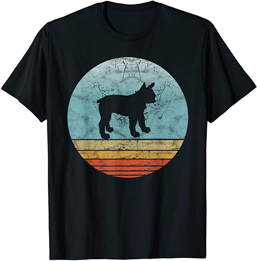 Retro Boston Terrier Dog Breed Vintage Style Animal Dogs T-Shirt