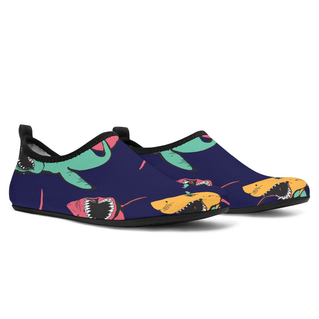 Shark Bite Pattern Aqua Water Shoes