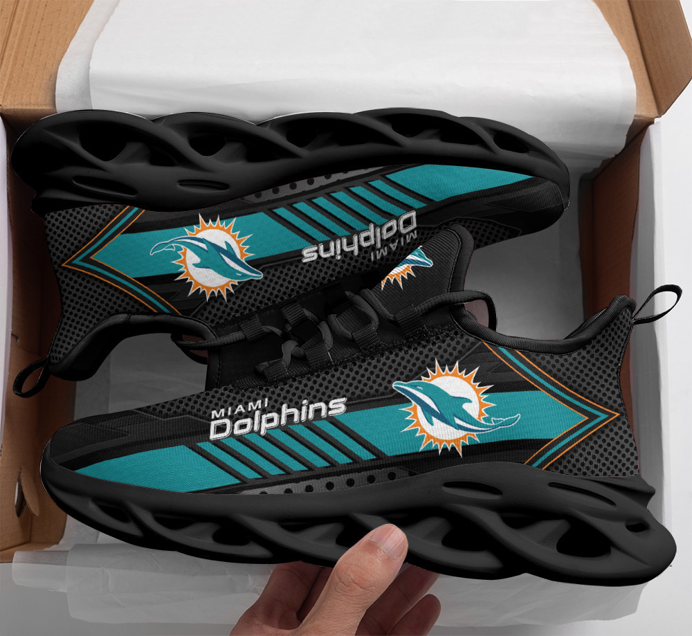 Miami Dolphins Yezy Running Sneakers Bb349