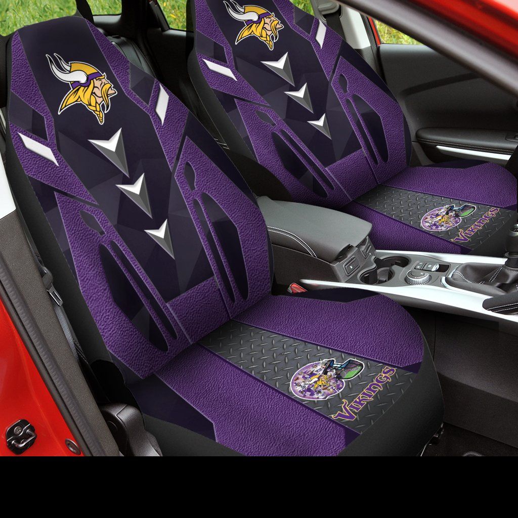 Minnesota Vikings Car Seat Covers (Set Of 2) – V6