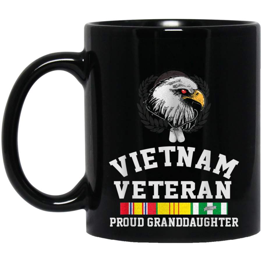 Vietnam war veteran proud granddaughter Veterans Day Gift Veterans Day Christmas Gift Mug